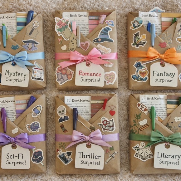 Other - Surprise Book Gift Set with Colorful Ribbons